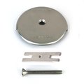 Watco 1-Hole Bath Overflow Plate Kit, Brushed Nickel 18003-BN
